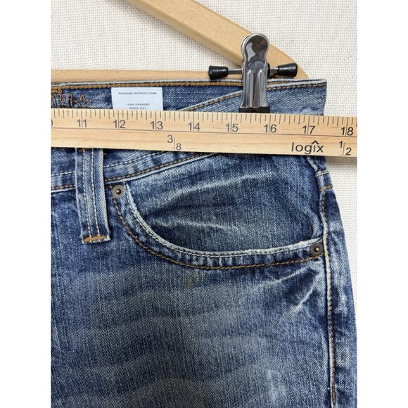 Cinch Men's Denim Jeans Sz 33x36 (34) Distressed Grunge Work Cowboy Straight Leg - Picture 11 of 16